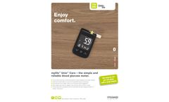 mylife - Model Unio Cara - Blood Glucose Meter Brochure