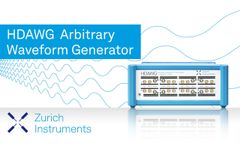 HDAWG High-Density Arbitrary Waveform Generator - Video