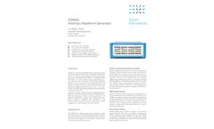 Zurich Instruments - Model HDAWG - 750 MHz Arbitrary Waveform Generator Brochure