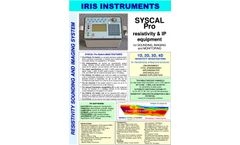 IRIS - Model Syscal Pro sw - Resistivity Meter -   - Brochure