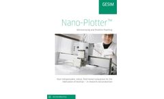 Nano-Plotter NP7-HV Versatile Non-Contact Microarray Printers Brochure