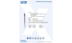1ml Bulk Non-Sterile Syringe Brochure