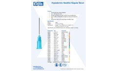 Hypodermic Needle Regular Bevel Brochure