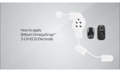 How to Apply Bittium OmegaSnap 3-CH ECG Electrode? - Video