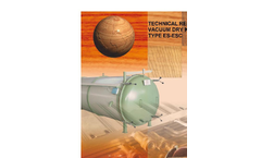 ES, ESC, ES2,ES JUNIOR- Vacuum Driers Products Brochure