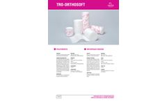 Tro-Orthosoft - Orthopaedic Padding - Brochure