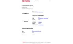 Standard - Model 020-002-13 - Dressing Forceps Datasheet