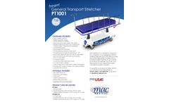 MAC Medical - Model PT1001 - General Transport Stretcher - Brochure