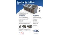 MAC Medical - Model SS-Series - Surgical Scrub Sinks - Brochure