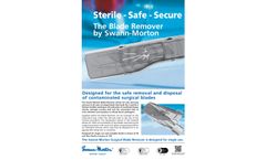 How To Use the Swann-Morton Blade Remover - Brochure