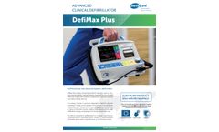 DefiMax Plus Advanced Clinical Defibrillator Brochure