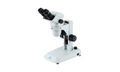 ACCU-SCOPE - Model 3075 - Binocular Zoom Stereo Microscope on E-LED Stand