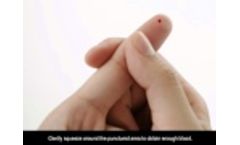 FORA Diamond PRIMA Blood Glucose Test and Data Upload - Video