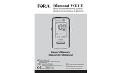 Blood Glucose Measurement Methods Diamond VOICE (DM20) - Brochure