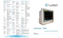 Datalys - Model 780 - Mulitparameter Patient Monitor - Brochure