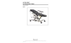 Ultra Pro Ultrasound Table - Brochure