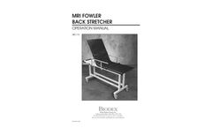 MRI Stretcher with Fowler Positioning - Brochure