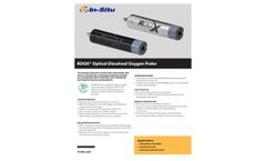In-Situ - Model CFG-RDOX - Optical Dissolved Oxygen Sensor - Brochure
