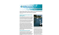 Pond Operations Save Money by Automating Oxygen Measurement and Aerator Control - Application Note