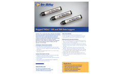Rugged TROLL 100 and 200 Data Loggers - Specifications