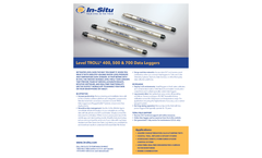 Level TROLL 400, 500 & 700 Data Loggers - Specifications