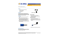 Wiper / Wiper Port Plug - Instruction Sheet