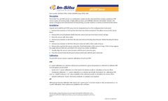 pH/ORP Sensor - Instruction Sheet