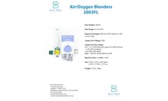 Bio-Med - Model 2003FL - Low Flow Blender - Brochure