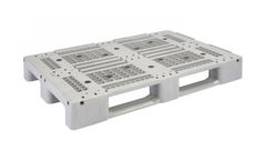 GREEN PLAST - Model ES1 - 120x80cm - Plastic Euro Pallet