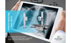 Protec - Model PRS 500 B - Motorized Table-Wall Stand System with Height Adjustable Table and Auto Tracking Function - Brochure