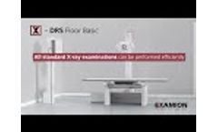Floor-Mounted X-Ray System Consisting of Bucky Table and Wall Stand X-DRS Floor Basic - Video