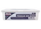 Dukal - Model 64/TUB, 8 TUB/CS - Adult Premium Wet Wipes 9 x 13 Inch