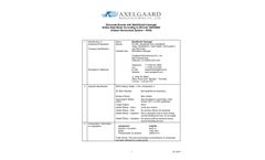 Axelgaard PALS - Conductive Cloth Neurostimulation Electrodes - Safety Data Sheet