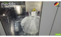 Production housing of the operating light medifa H!Light - Video