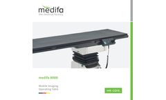 Medifa - Model 8000 - Mobile Imaging Operating Table - Brochure