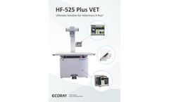 ECORAY HF-525 Plus VET Radiographic System Brochure