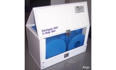 Rego - Positioning Aids Made of Foam With Skin, Blue With Storing Case