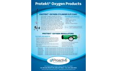 Proactive Protekt - Model Cga 870 - Oxygen Regulator - Brochure