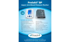 Proactive Protekt - Model BP PMDBPA - Upper Arm Blood Pressure Monitor - Brochure