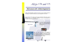 Alizia 178 and 179 - Anemometer Brochure