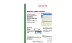 Pulsowin - Management of Meteorological Data Software Brochure