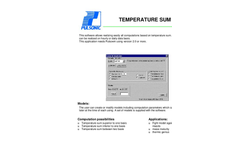 Temperature Sum Brochure