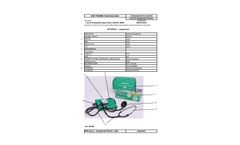 PVS - Model SFI240 - Aneroid Sphygmomanometer - Technical Datasheet