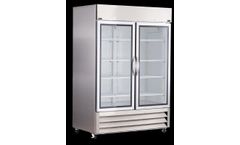 Nor-Lake - Model GPR492SSG/0 - 49 CU. FT. General Purpose Glass Door Stainless Steel Refrigerator