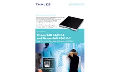 Pixium RAD 4343 x-E Digital Flat Panel Detector Datasheet