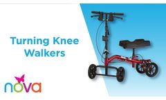 Turning Knee Walker - Features & How To Assemble - Video