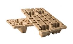 PALETpulp - Moulded Pulp Pallet 60x40