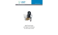 ASP - Model dDVT720 Series - Electric Air Compressor Condensate Drain with Digital Timer - Manual