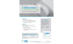FG-Clean - Model C8 - Twill Pattern Polyester Cellulose Wipes - Brochure