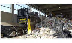 Rentec - Model TriRex 2600S - Stationary Slow Speed Triple Rotor Shredder